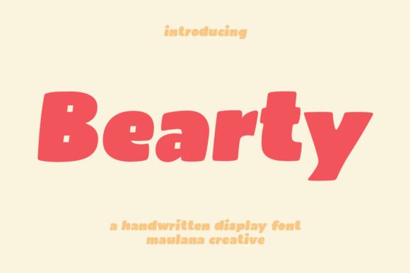 Bearty Font: Evaluating a Modern Display Typeface for Design Projects