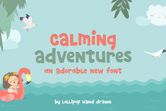Calming Adventures: A Modern Typeface for Clear and Engaging Design