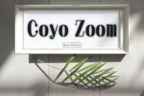 Coyo Zoom: Elevating Design with a Bold Display Font