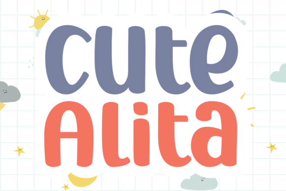 Cute Alita: A Cheerful Display Font for Kid-Friendly Designs