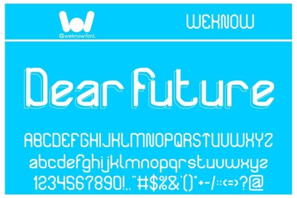 Dear Future: Bold Techno-Sci-Fi Display Typography