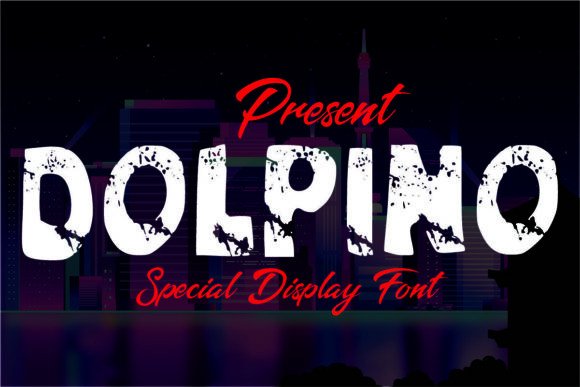 Dolpino: The Grunge Display Font That Brings Raw Energy to Your Design Projects