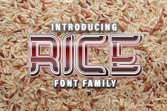Elevating Visual Identity with the Rice Display Font