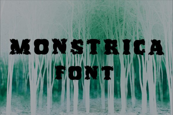 Evaluating Monstrica: A Scary Display Font with Monster Hair Effects