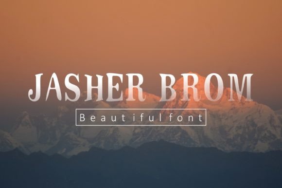 Jasher Brom: Elevating Design with a Beautiful Display Font