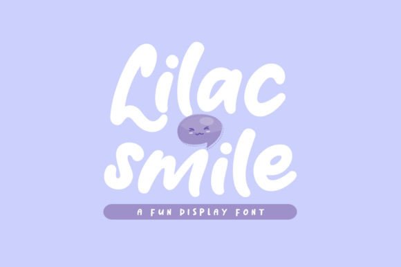 Lilac Smile: Elevating Playful Design with a Fun and Cool Display Font