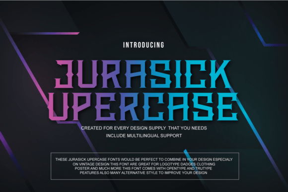 Mastering Jurasick Uppercase: A Guide to Bold, Edgy Typography