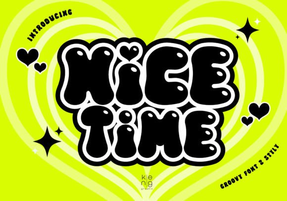 Nice Time: Strategic Clarity in a Bold Display Font