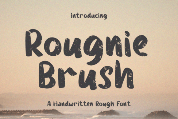 Rougnie Brush: Bold Modern Typography