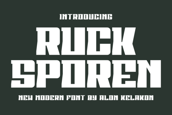 Ruck Sporen: Elevating Modern Design with Bold Typography