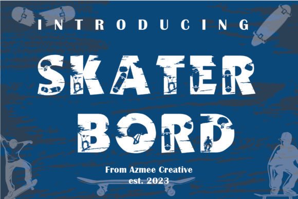 Skatebord: Elevating Your Brand Identity with Bold, Icy Typography