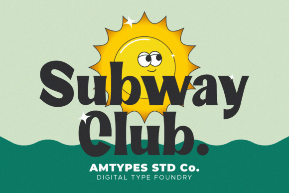 Subway Club: Vintage Display Font for Bold Headlines